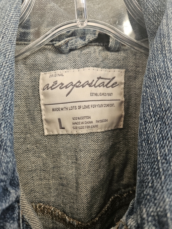 Aéropostale Distressed Blue Denim Vest - Picture 4 of 14